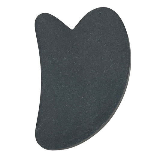 Gua sha basalte coeur - Foliesbijoux