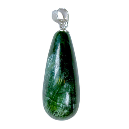 Pendentif goutte Seraphinite 8 x 20 mm