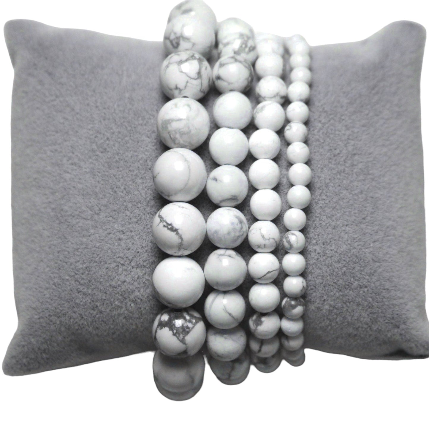 Bracelet Howlite blanche A