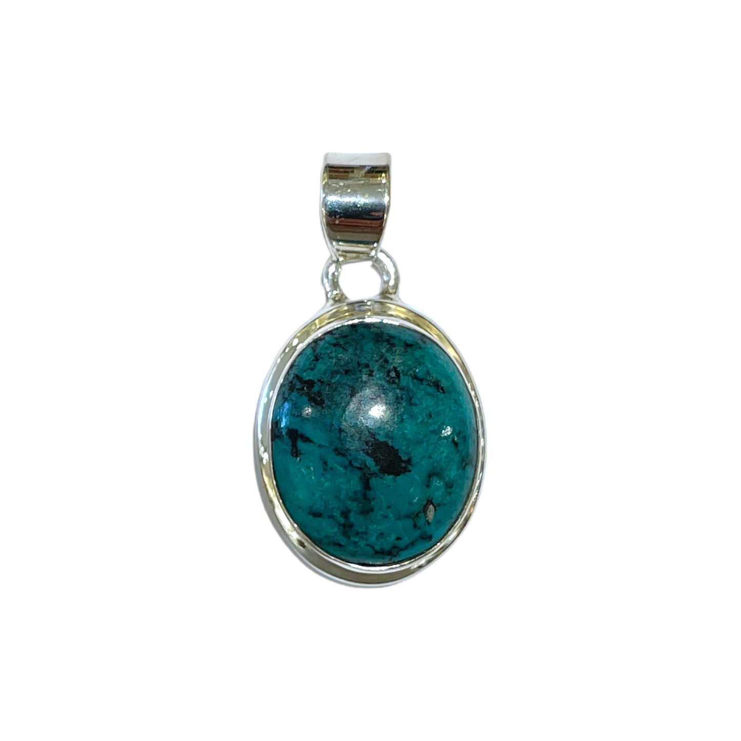 Pendant in labradorite & silver 925