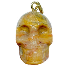 Load image into Gallery viewer, Pendentif crâne en Agate crazy
