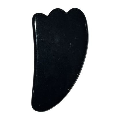 Gua sha obsidienne poisson