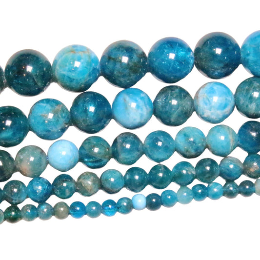 Fil de perle Apatite bleue A