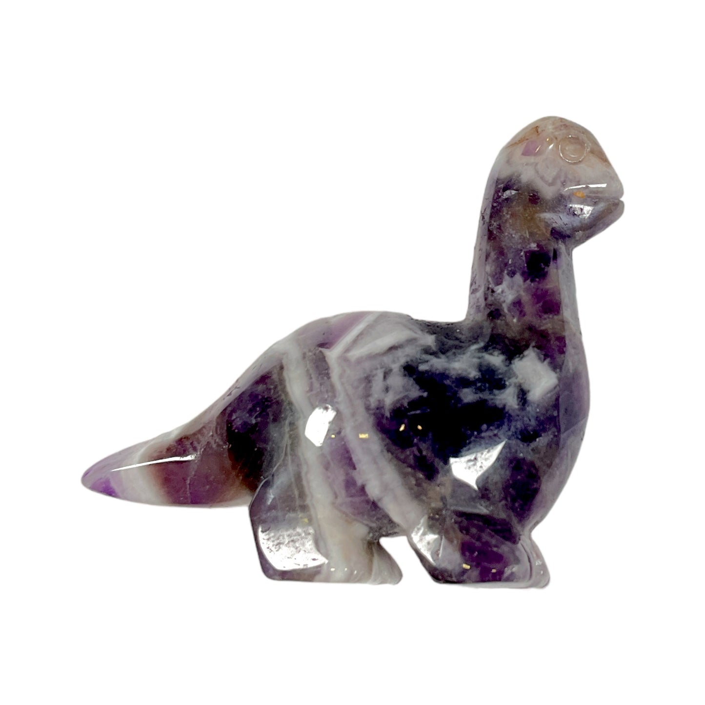 Figurine de diplodocus en Améthyste