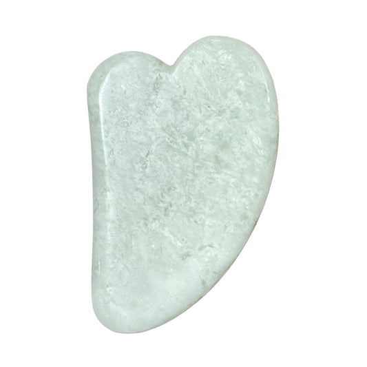 Gua sha jade de chine coeur