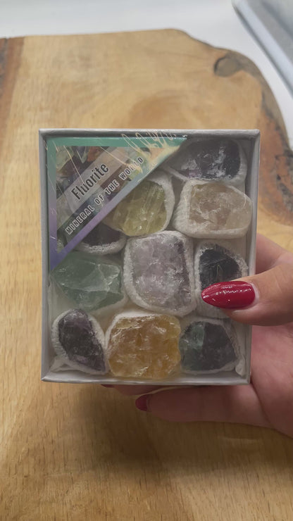 Boîte de Fluorine mix 8,5x10x3,5 cm N°32