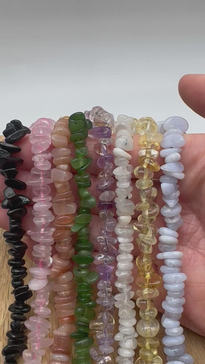 Fil de pierre baroque 5x8 mm (16 pierres disponibles)