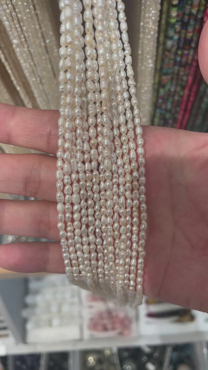 Fil de perle d’eau douce 3 mm [3]