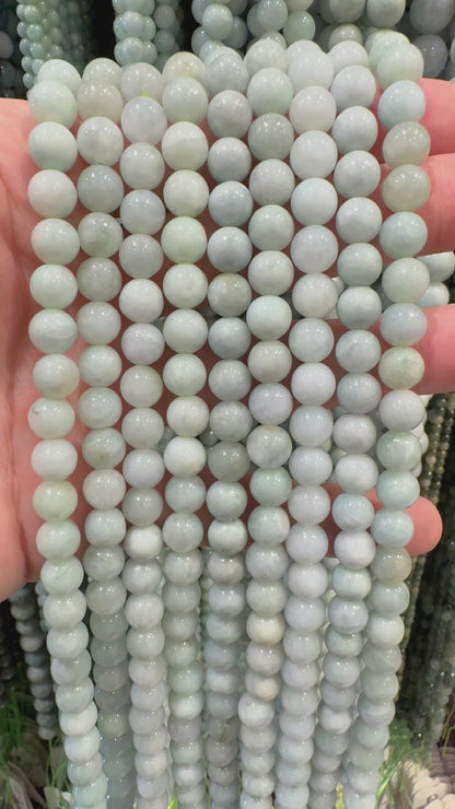 Fil de perle Jade de Birmanie A+