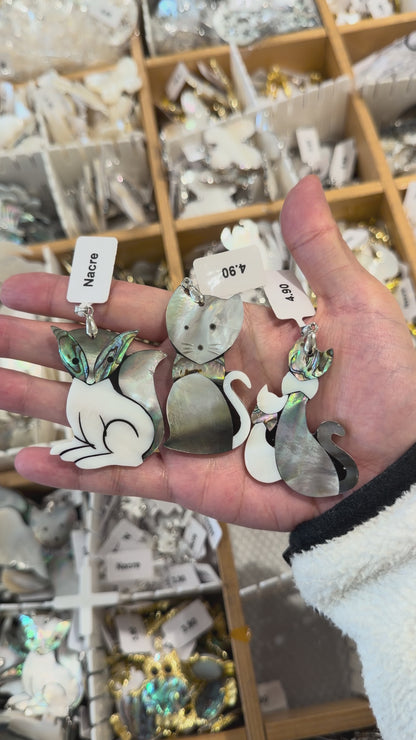 Pendentif Ormeau animaux (3 formes disponible)
