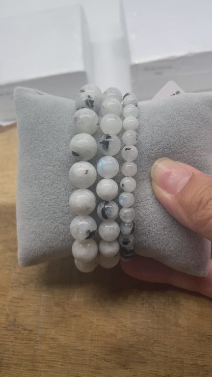 Bracelet Labradorite blanche