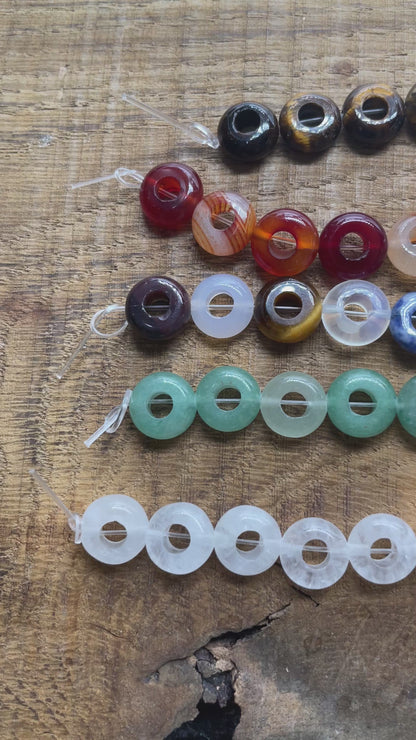 Fil de donut en pierre naturelle reference 41 — 10 mm (5 pierres disponible)