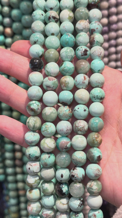 Fil de perles Turquoise du Tibet
