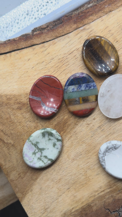 Galet anti stress forme ovale (17 pierres disponible)