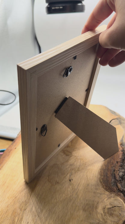 Cadre Alignement des 7 Chakras 20.5x15.5 cm