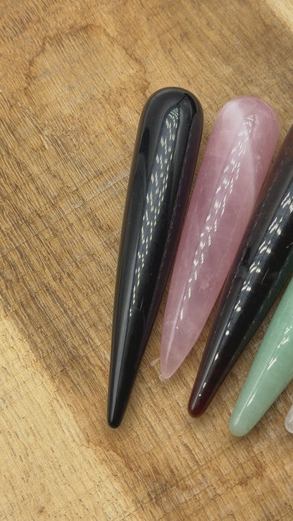 Baton de massage à une pointe (7 pierres disponible) — RESTOCK NEW