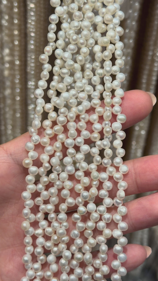 Fil de perle d’eau douce 4.5 mm [46 bis]