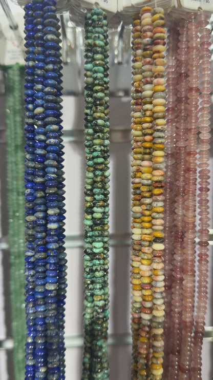Fil de perle en rondelle grade A 3x6 mm (20 pierres disponible)