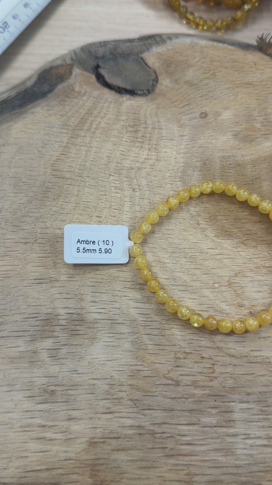 Bracelet ambre adulte (référence 10)