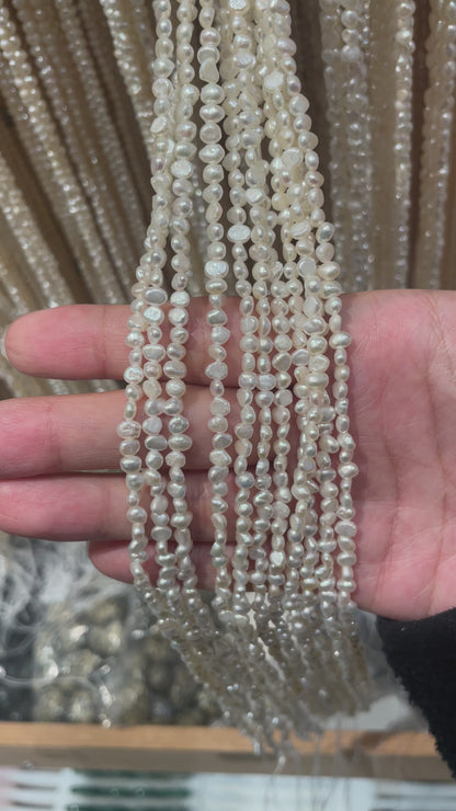 Fil de perle d’eau douce 3-4 mm [26]
