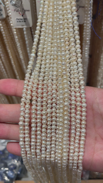 Fil de perle d’eau douce 4-5 mm [39]