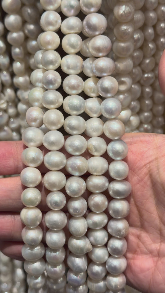 Fil de perle d’eau douce 11-12 mm [90]