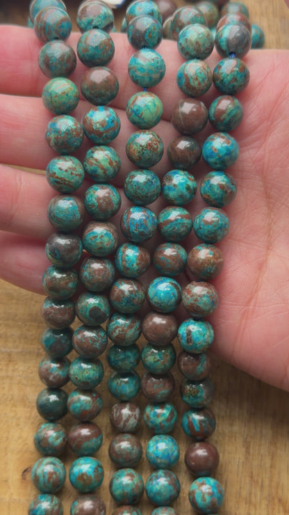 Fil de perle Chrysocolle A (1)