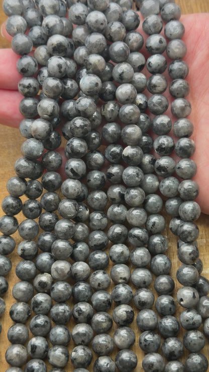 Fil de perle Larvikite A