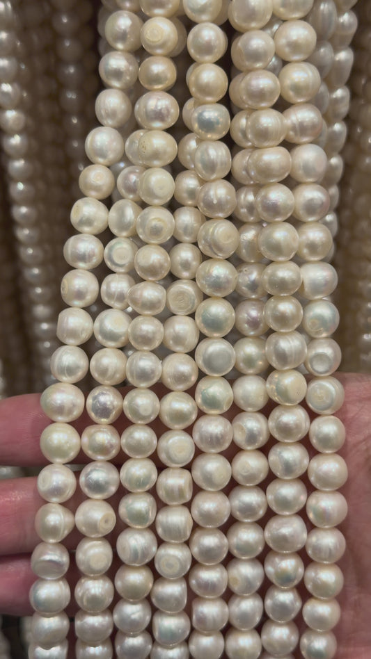 Fil de perle d’eau douce 7-8 mm [71]