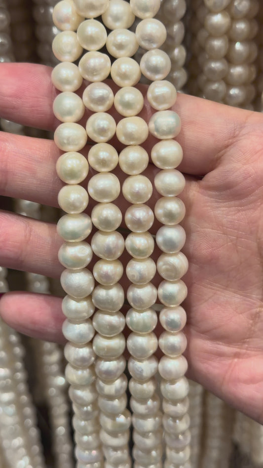 Fil de perle d’eau douce 7-8 mm [73]