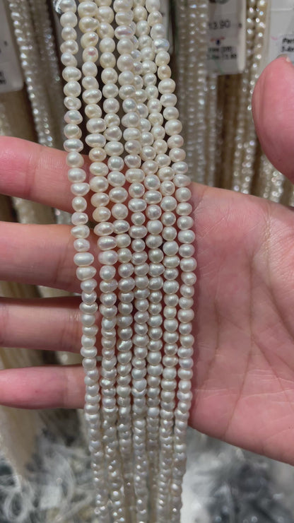 Fil de perle d’eau douce 4-4.5 mm [31]