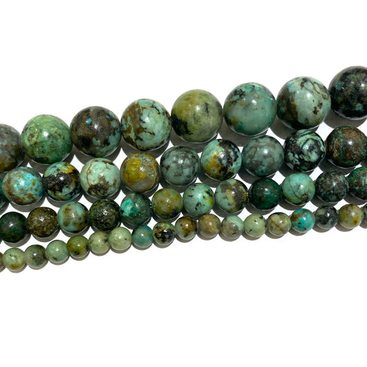 African turquoise pearl wire