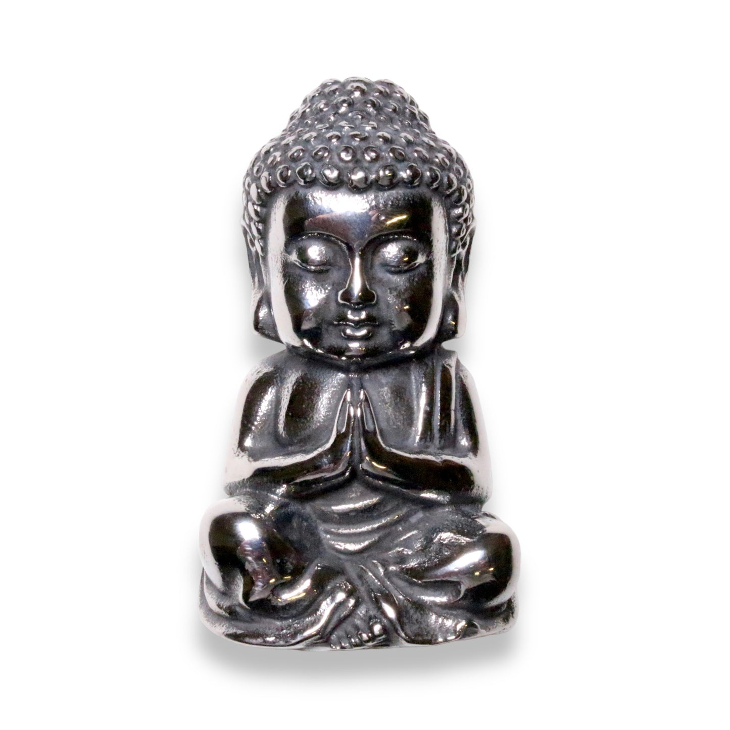 Bouddha en acier inoxydable