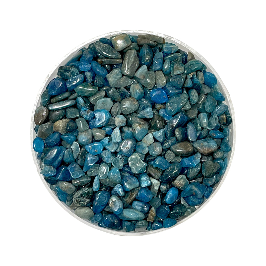 Mini pierre en Apatite bleue