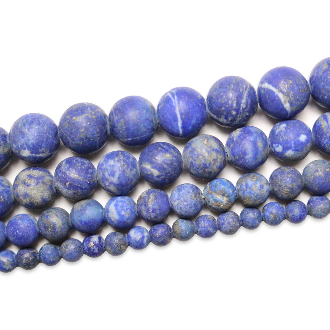 Fil de perle Lapis lazuli mat