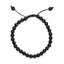 Load image into Gallery viewer, Black obsidian shamballa bracelet

