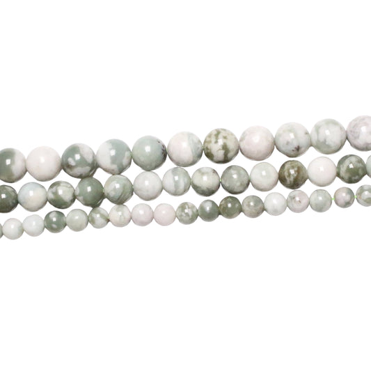 Imperial Green Jade Pearl Wire