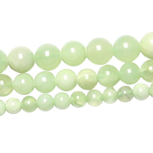 Green calcite pearl wire