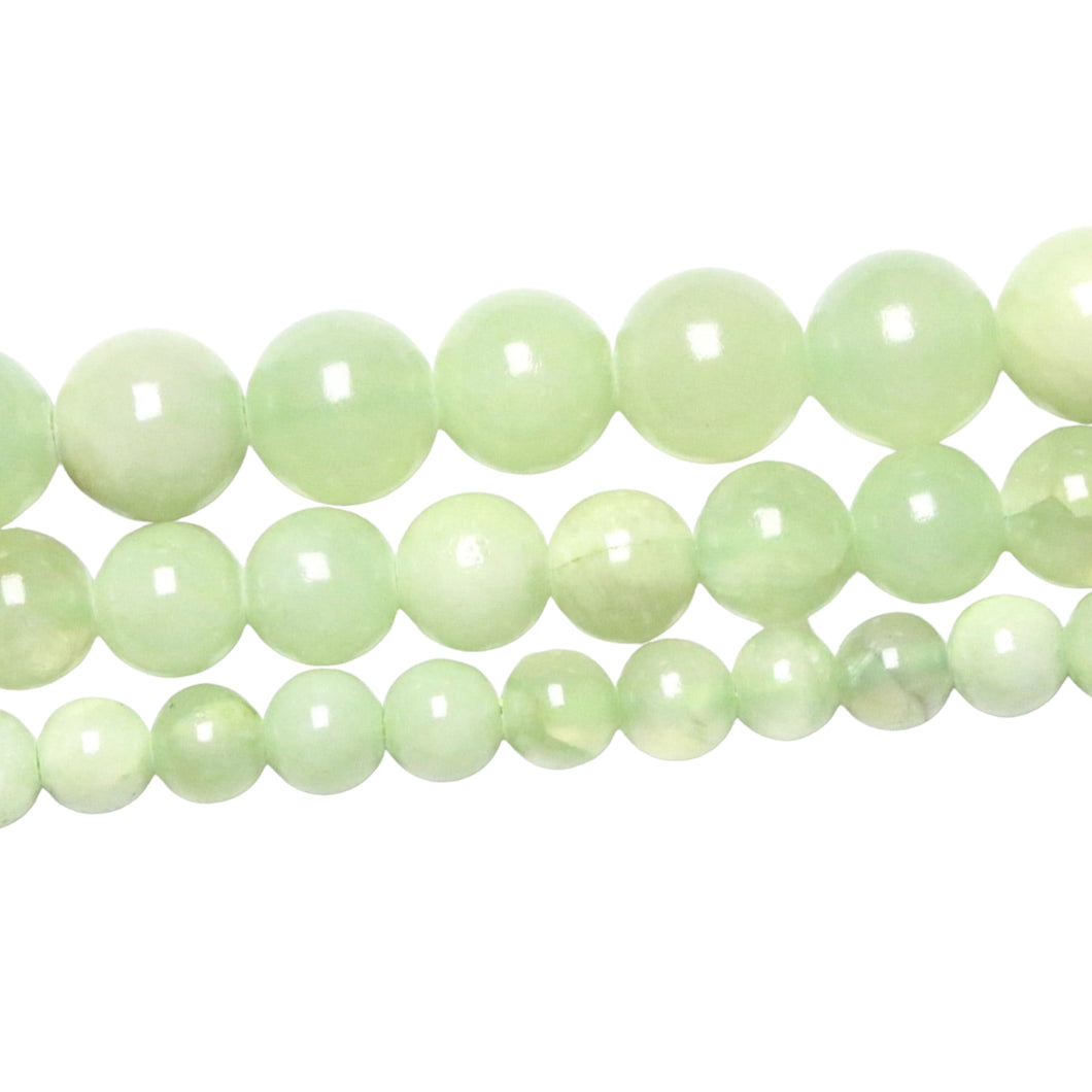 Grüner Calcit -Perlenkabel