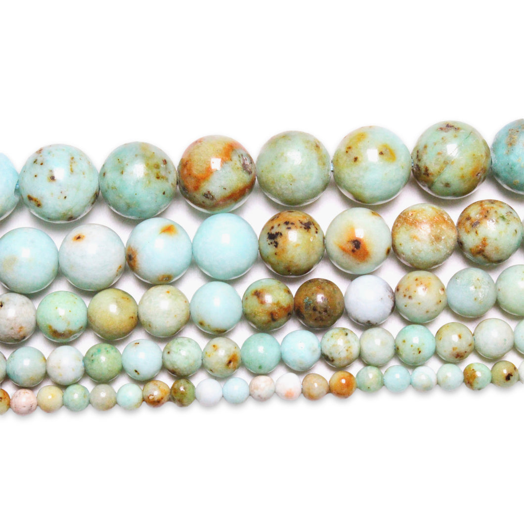 Fil de perles Turquoise de Mongolie