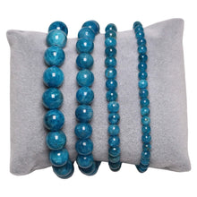 Load image into Gallery viewer, Blue apatite bracelet has
