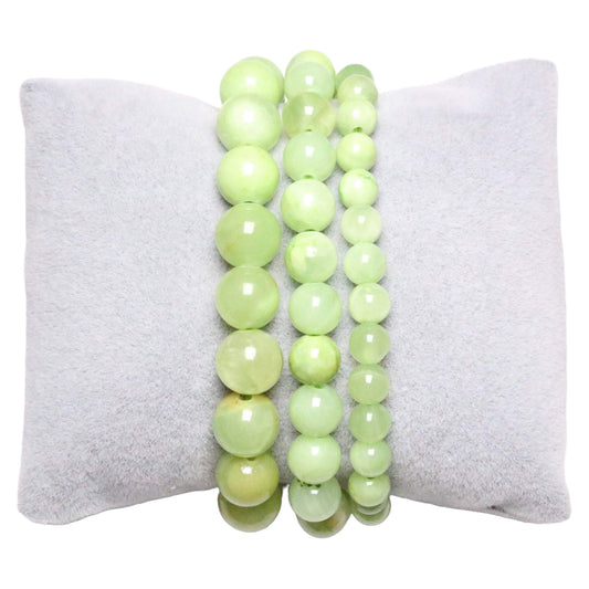 Green calcite bracelet