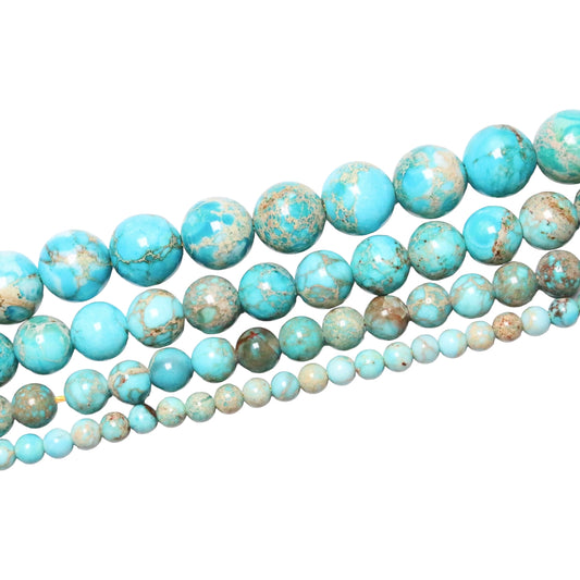 Imperial Turquoise Blue Pearl Wire