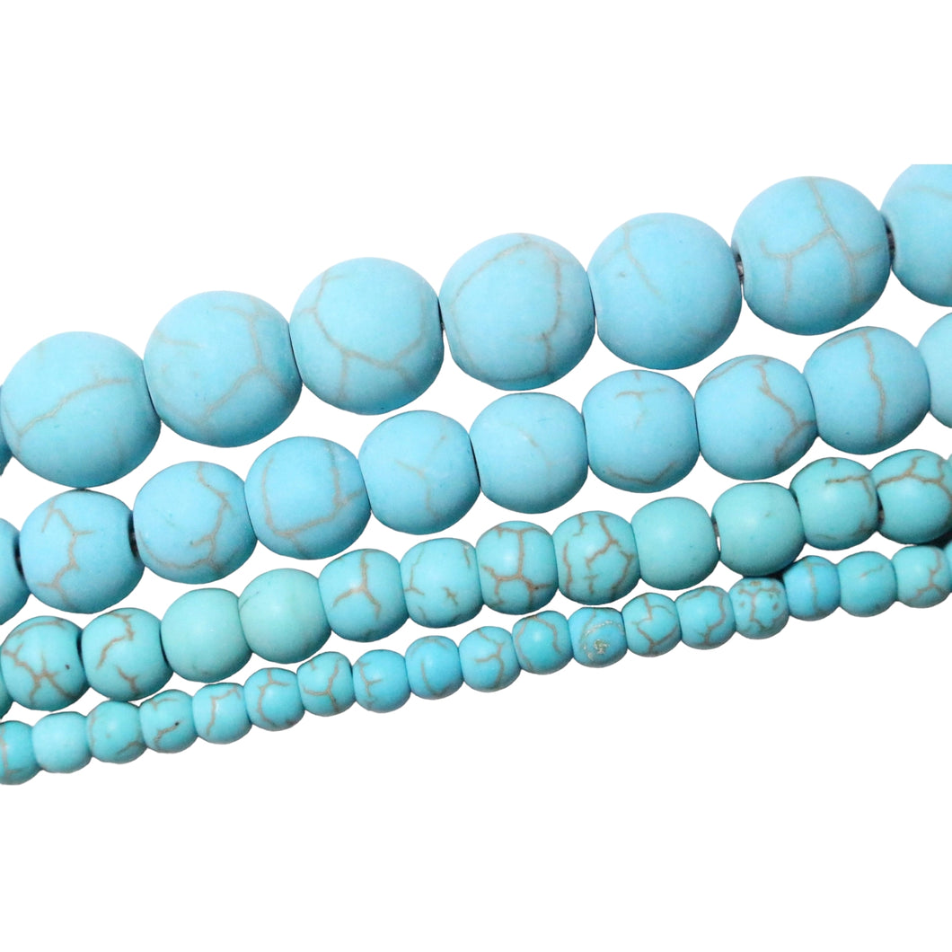 Mat Turquoise Pearl Wire