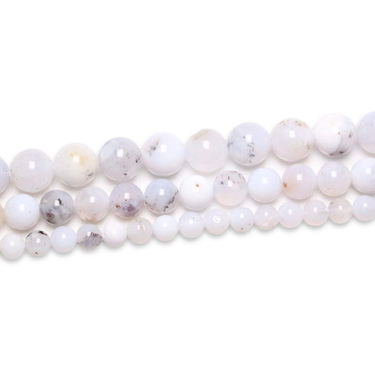 White opal pearl wire