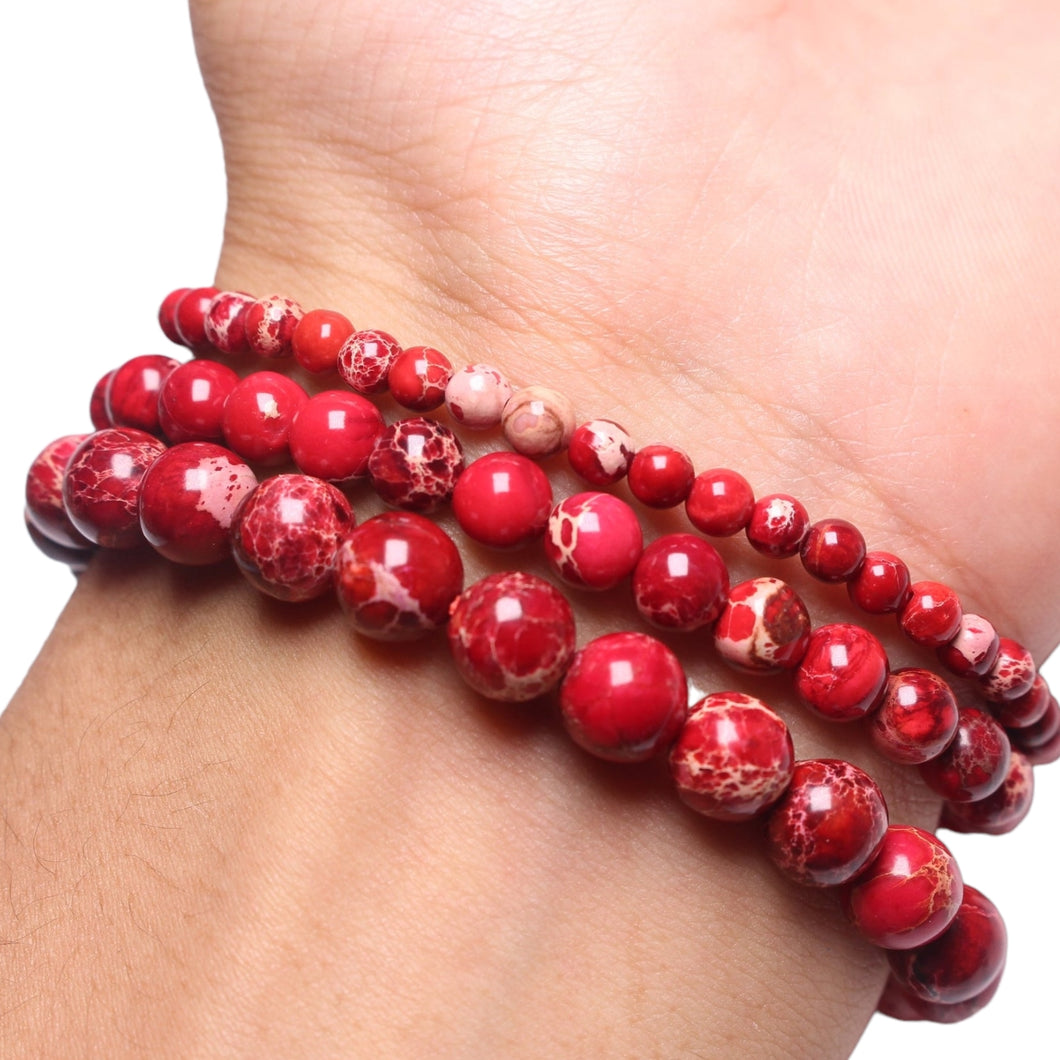 Red Imperial Jaspe Armband