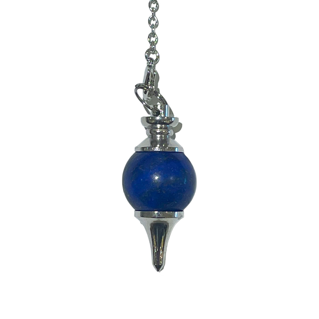 Pendule Lapis lazuli forme boule