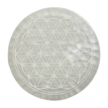 Load image into Gallery viewer, Selenite Life Flower Plate
