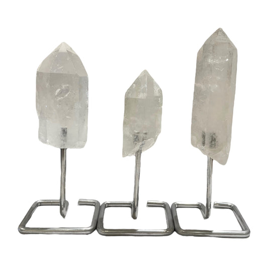 Rose quartz point per kg