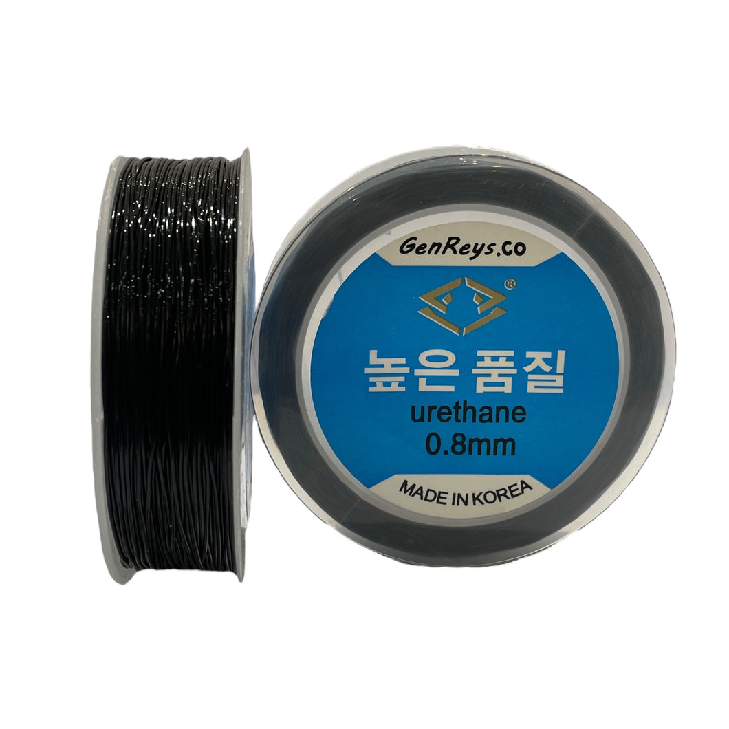 Bobine de fil elastique silicone noir 0.6-1mm
